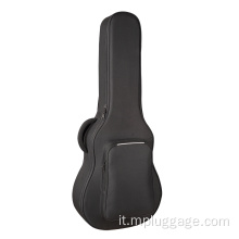 Semplice borsa per la musica per chitarra nera